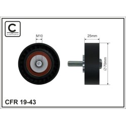 TENDEUR DE COURROIE TRAPÉZOÏDALE À NERVURES POUR FIAT SCUDO / ULYSSE 95