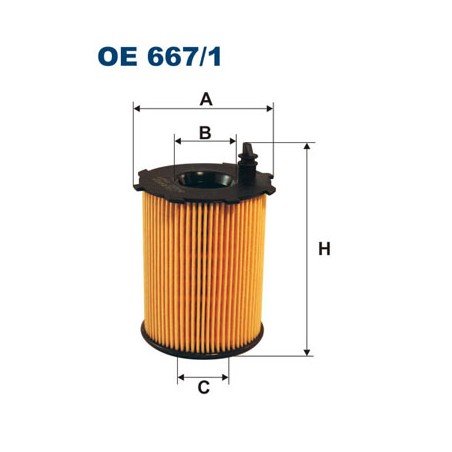 FILTRE À HUILE POUR FIAT SCUDO 07