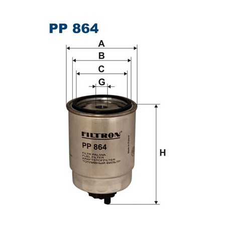 FILTRE À CARBURANT POUR FIAT PUNTO 93