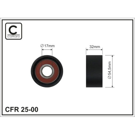 POULIE RENVOI/TRANSMISSION, COURROIE DE DISTRIBUTION POUR RENAULT CLIO II 98