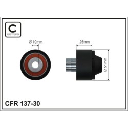 TENDEUR DE COURROIE TRAPÉZOÏDALE À NERVURES POUR CITROEN BERLINGO 96