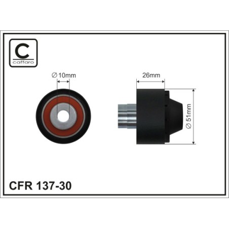 TENDEUR DE COURROIE TRAPÉZOÏDALE À NERVURES POUR CITROEN BERLINGO 96
