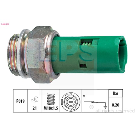 CAPTEUR DE PRESSION D`HUILE POUR RENAULT KANGOO I 97