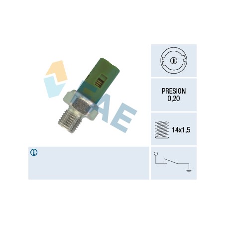 CAPTEUR DE PRESSION D`HUILE POUR RENAULT MASTER II 98
