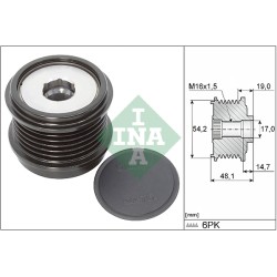 POULIE ROUE LIBRE, ALTERNATEUR POUR FORD TRANSIT 13