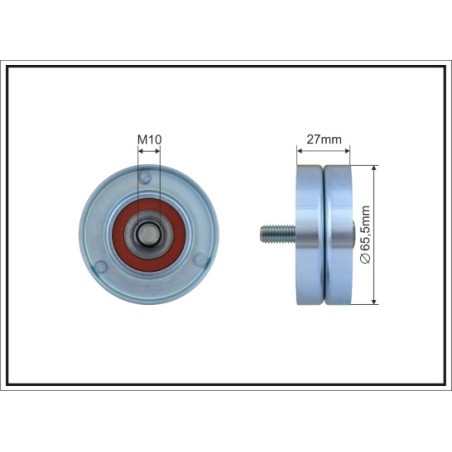 TENDEUR DE COURROIE TRAPÉZOÏDALE À NERVURES POUR CITROEN XSARA 98