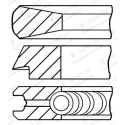 SEGMENTS DE PISTON POUR FIAT DUCATO 94
