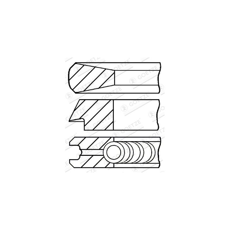 SEGMENTS DE PISTON POUR FIAT DUCATO 94