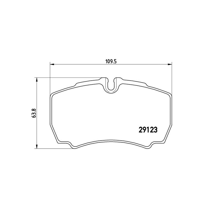 PLAQUETTES DE FREIN POUR IVECO DAILY 06