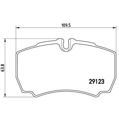 PLAQUETTES DE FREIN POUR IVECO DAILY 06