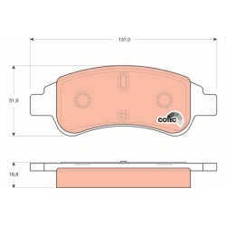 PLAQUETTES DE FREIN POUR CITROEN BERLINGO 08