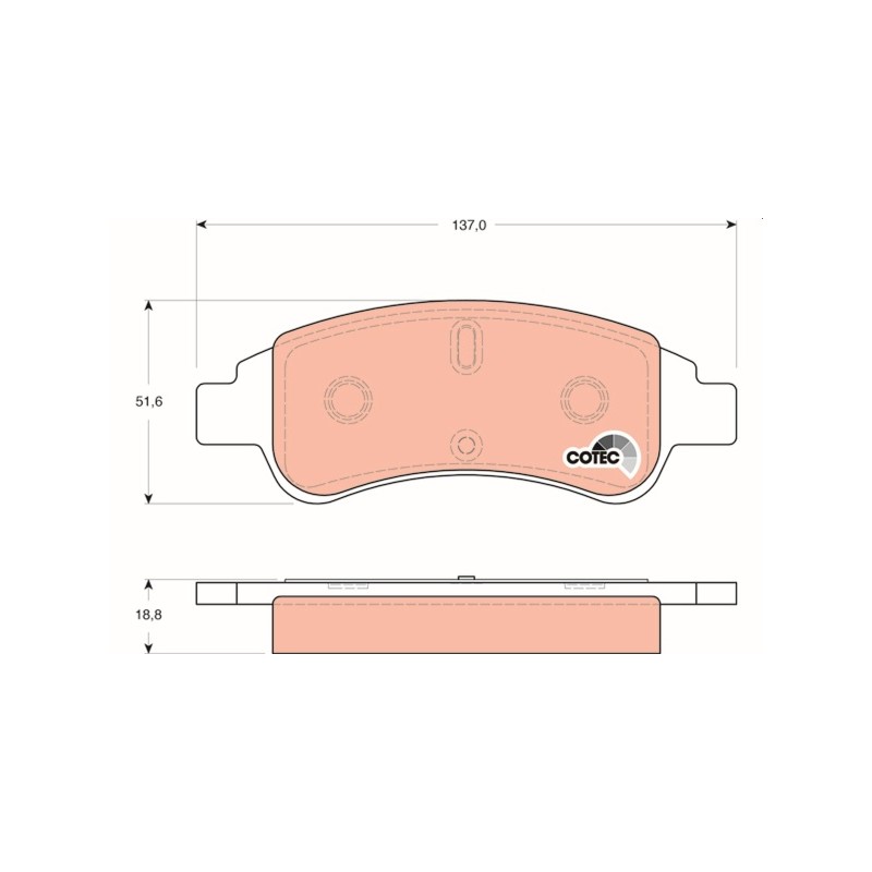 PLAQUETTES DE FREIN POUR CITROEN BERLINGO 08