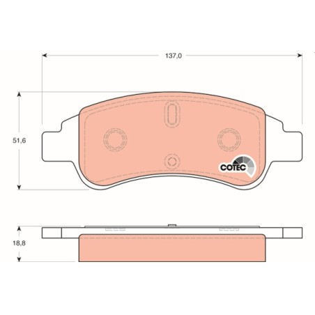 PLAQUETTES DE FREIN POUR CITROEN BERLINGO 08