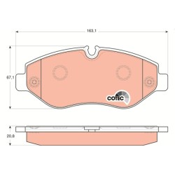 PLAQUETTES DE FREIN POUR MERCEDES SPRINTER 06