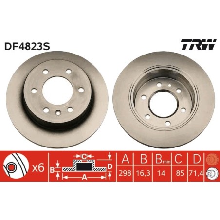 DISQUE DE FREIN POUR MERCEDES SPRINTER 06