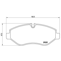 PLAQUETTES DE FREIN POUR IVECO DAILY 06