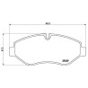 PLAQUETTES DE FREIN POUR IVECO DAILY 06