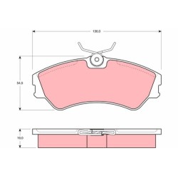 PLAQUETTES DE FREIN VW TRANSPORTER T4 90