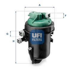FILTRE À CARBURANT POUR FIAT PANDA 03