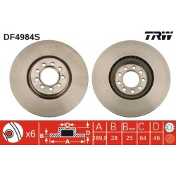 DISQUE DE FREIN POUR IVECO DAILY 06