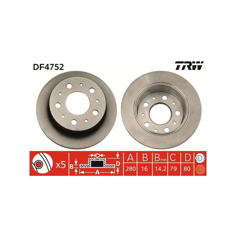 DISQUE DE FREIN POUR FIAT DUCATO 06