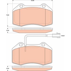PLAQUETTES DE FREIN POUR FIAT PUNTO GRANDE 05
