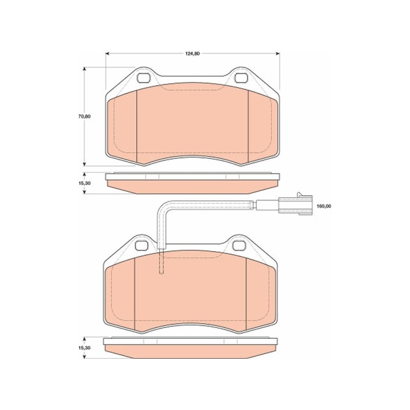 PLAQUETTES DE FREIN POUR FIAT PUNTO GRANDE 05