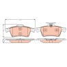 PLAQUETTES DE FREIN POUR FORD TRANSIT CONNECT 02