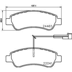 PLAQUETTES DE FREIN POUR FIAT DUCATO 06