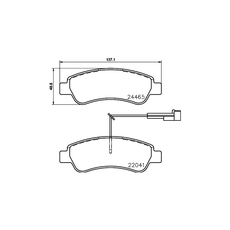 PLAQUETTES DE FREIN POUR FIAT DUCATO 06