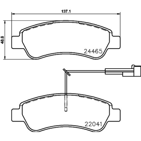 PLAQUETTES DE FREIN POUR FIAT DUCATO 06