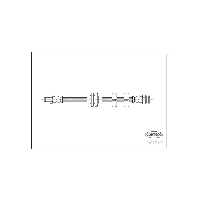 FLEXIBLE DE FREIN POUR FIAT BRAVO 07