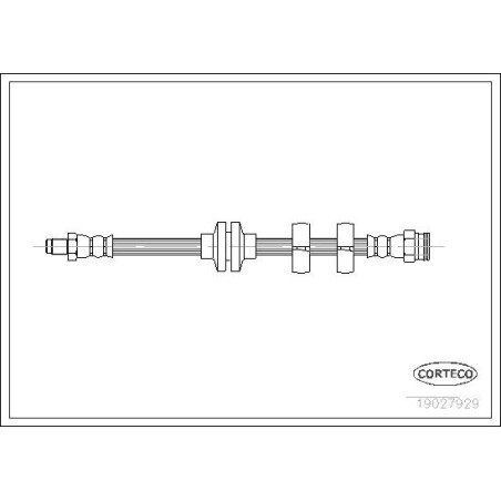 FLEXIBLE DE FREIN POUR FIAT BRAVO 07