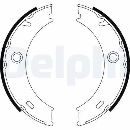 JEU DE MÂCHOIRES DE FREIN POUR MERCEDES SPRINTER 95
