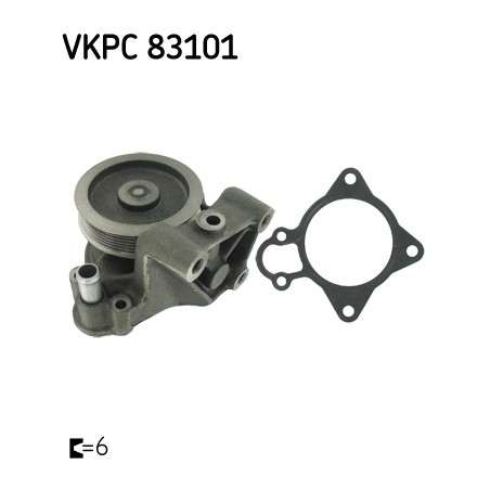 POMPE À EAU POUR FIAT DUCATO 06