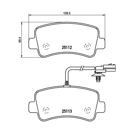 PLAQUETTES DE FREIN POUR RENAULT MASTER III 10