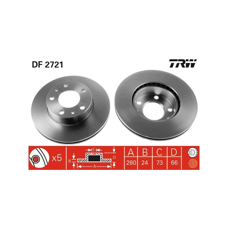 DISQUE DE FREIN POUR FIAT DUCATO 06