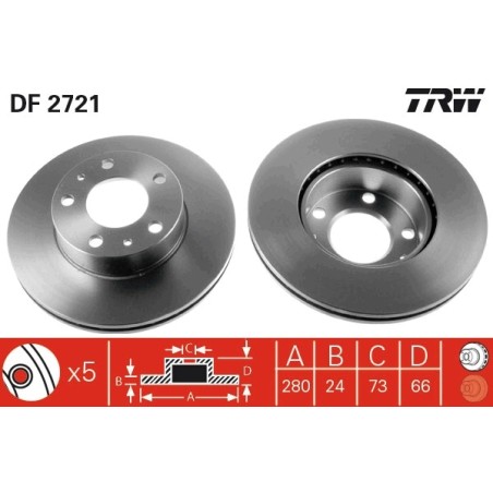 DISQUE DE FREIN POUR FIAT DUCATO 06