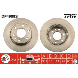 DISQUE DE FREIN POUR IVECO DAILY 06