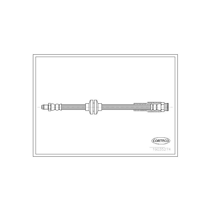 FLEXIBLE DE FREIN POUR FIAT DUCATO 06