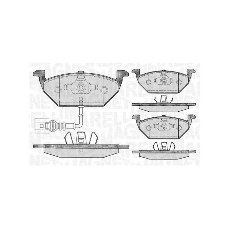 PLAQUETTES DE FREIN VW CADDY III 03