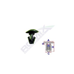 CLIP DE FIXATION POUR CITROEN C8 02