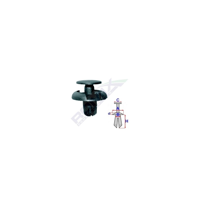 CLIP DE FIXATION POUR MITSUBISHI COLT V 95