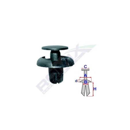 CLIP DE FIXATION POUR MITSUBISHI COLT V 95