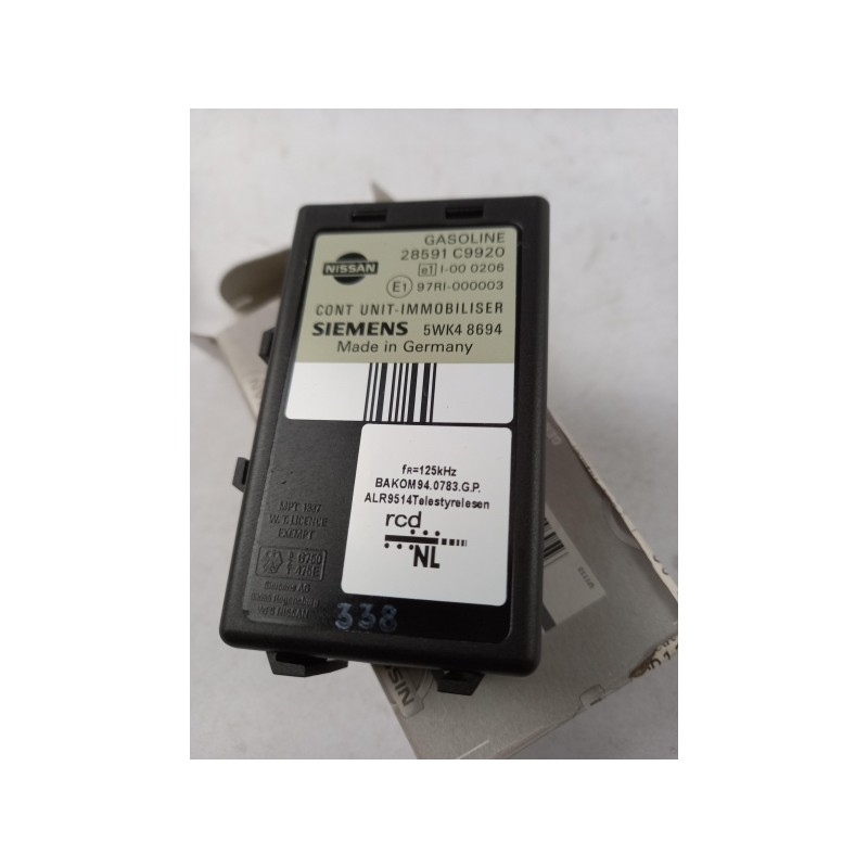 Pièce pour NISSAN - Control Unit 28591C9920