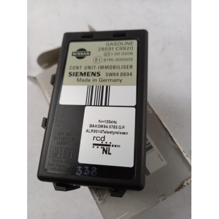 Pièce pour NISSAN - Control Unit 28591C9920