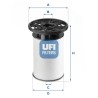 FILTRE À CARBURANT POUR FIAT DUCATO 14