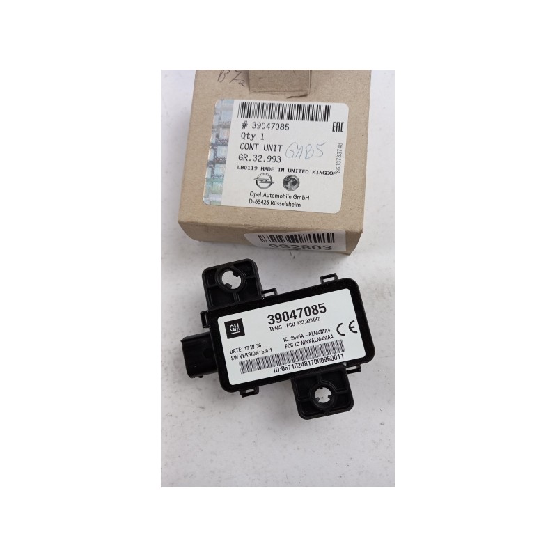 Pièce pour OPEL - Control Unit 39047085