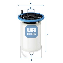 FILTRE À CARBURANT POUR FIAT TIPO 16
