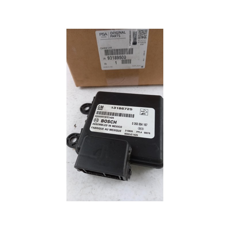 Pièce pour OPEL - Control Unit, Park Assist Sensor 93189500
